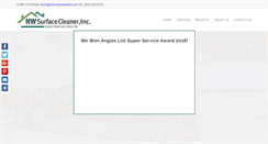Desktop Screenshot of nwsurfacecleaner.com